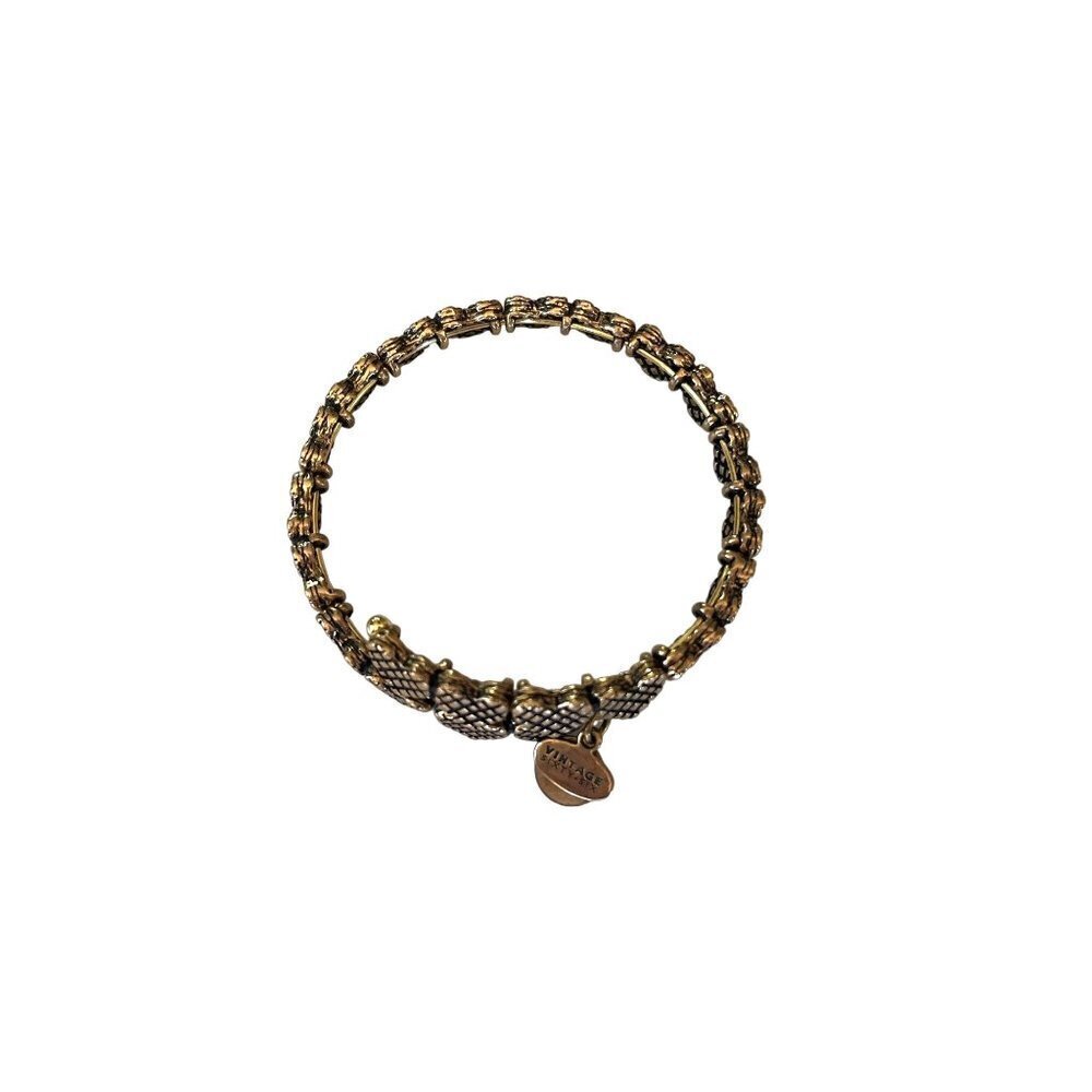 Alex and Ani "Valentine's Day Collection" Romance Hearts Gold Wrap Bracelet - Picture 8 of 11